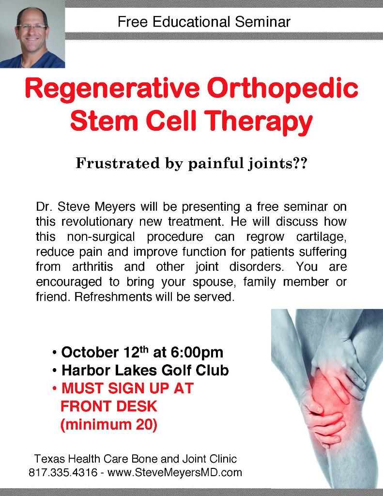 Regenerative Orthopedic Stem Cell Therapy · Harbor Lakes